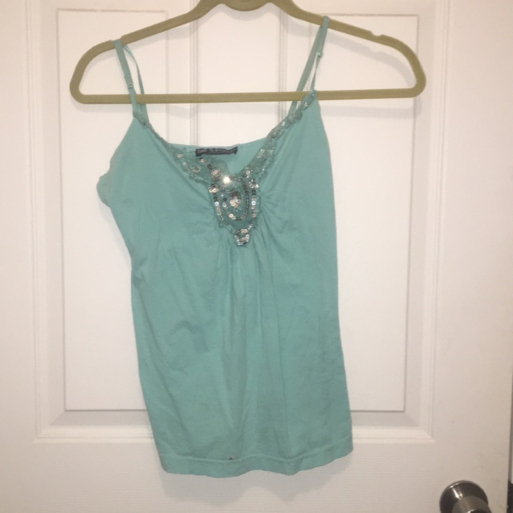 Blue tank top